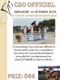 14 Octobre 2018 : CSO officiel Maffliers