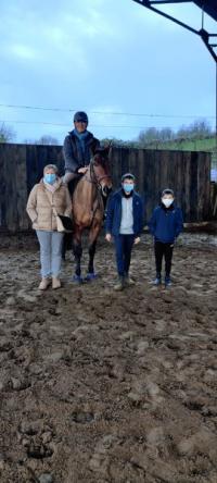 Initiation adulte du 9 Janvier 2022 au Centre Equestre de Maurecourt